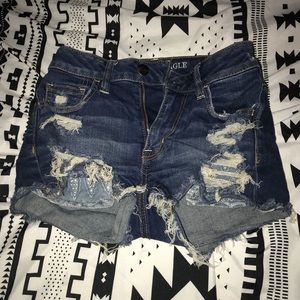American eagle shorts hi-rise shortie